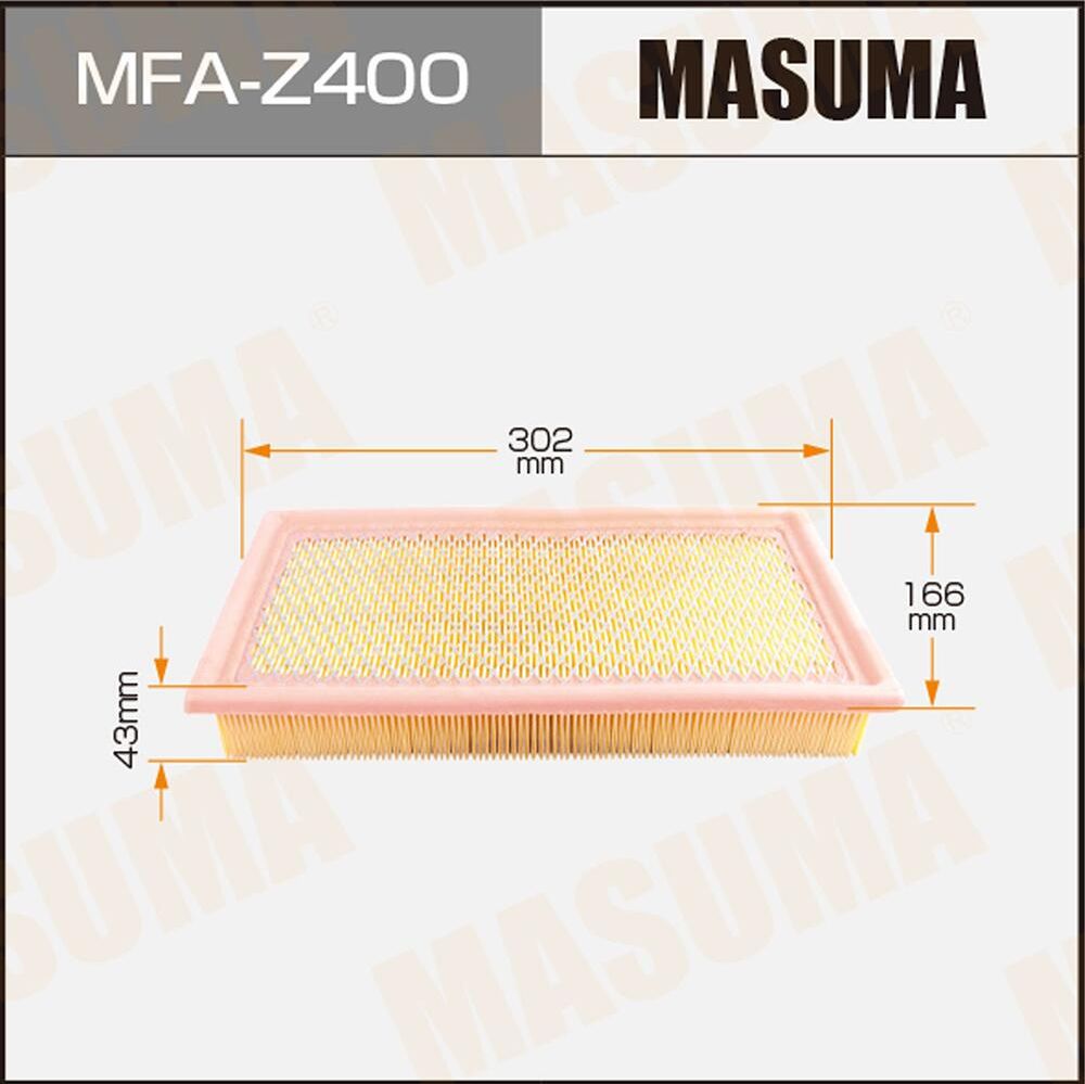 Воздушный фильтр Masuma. Артикул MFA-Z400