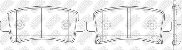 Тормозные колодки NiBK. Артикул PN0840