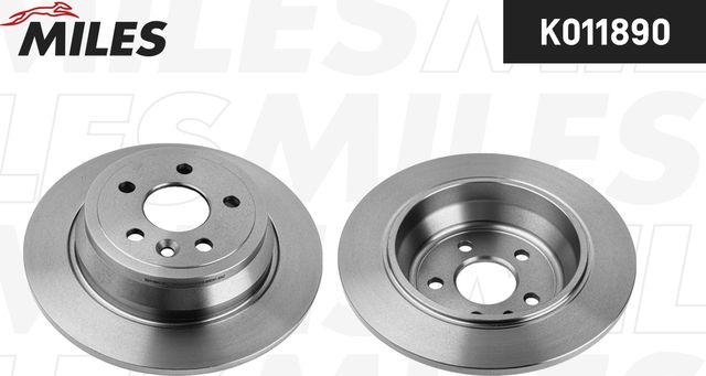 Тормозной диск Miles задний для Land Rover Freelander II 2006-2014. Артикул K011890