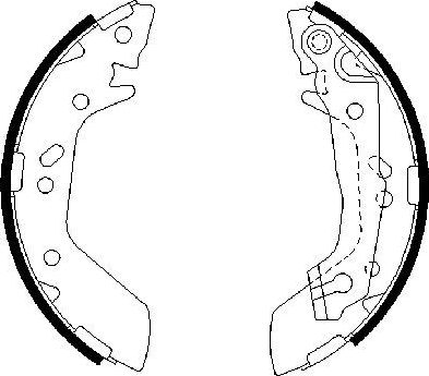 Тормозные колодки Bosch. Артикул 0 986 487 655