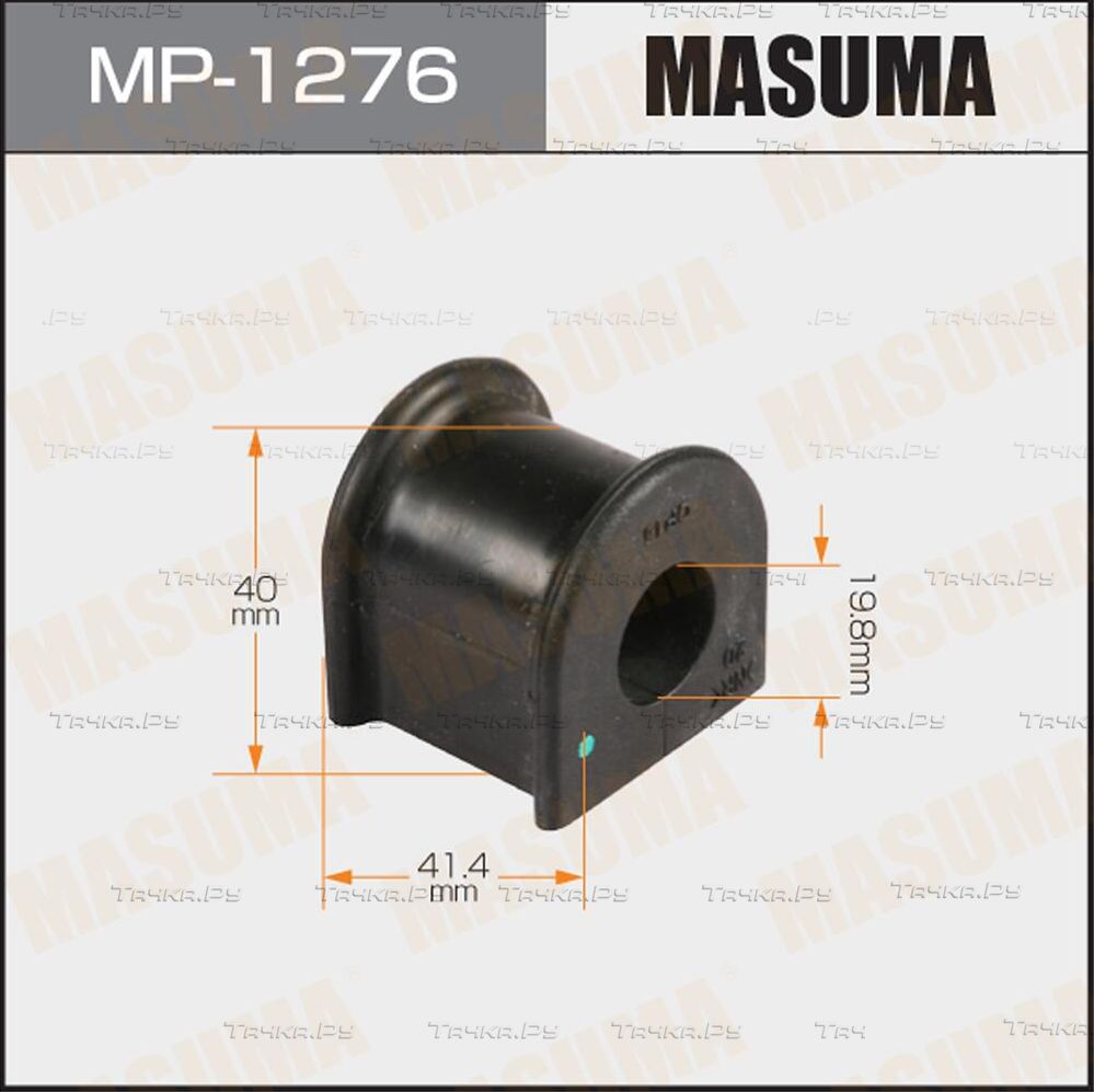Втулки стабилизатора Masuma задние для Toyota Fortuner II 2015-2026. Артикул MP-1276