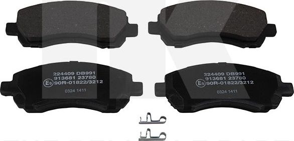 Тормозные колодки NK. Артикул 224409