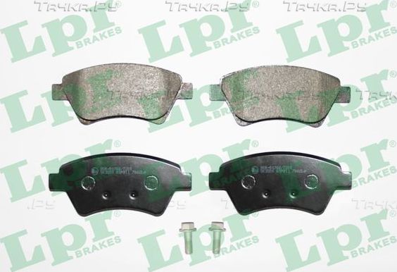 Тормозные колодки LPR передние для Renault Kangoo I 2001-2009. Артикул 05P911
