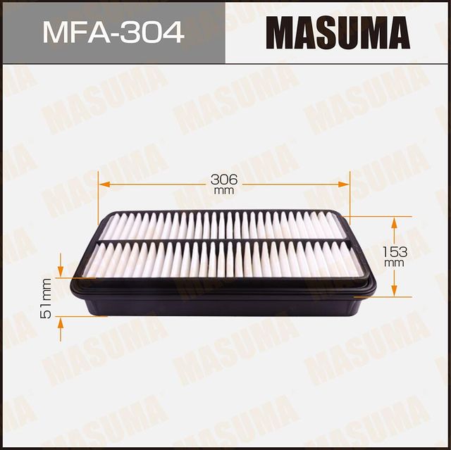 Воздушный фильтр Masuma. Артикул MFA-304