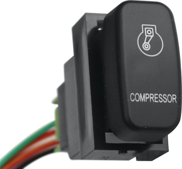 Кнопка РИФ включения/выключения COMPRESSOR с оранжевой подсветкой для Mitsubishi L200 IV 2009-2015. Артикул RIF22-1-5105905