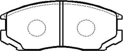 Тормозные колодки HSB. Артикул HP5013