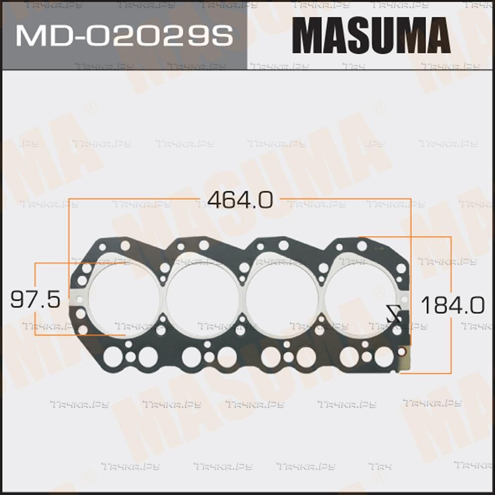 Прокладка ГБЦ Masuma для Nissan Terrano I 1989-1996. Артикул MD-02029S