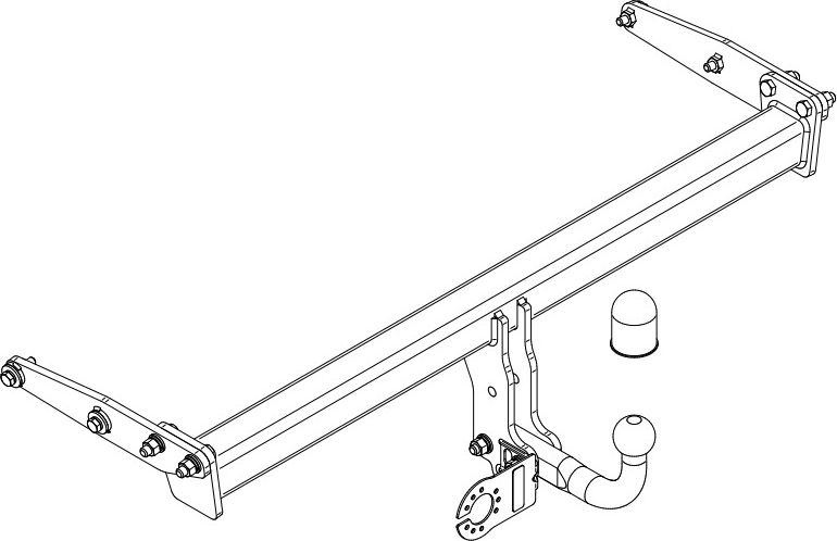 Фаркоп Steinhof для Volvo XC40 (вкл. R-Design, вкл. AdBlue) 2017-2026. Артикул V-320