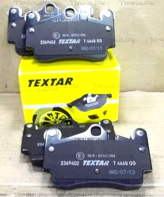 Тормозные колодки Textar задние для Porsche Cayenne I (955) 2002-2010. Артикул 2369402