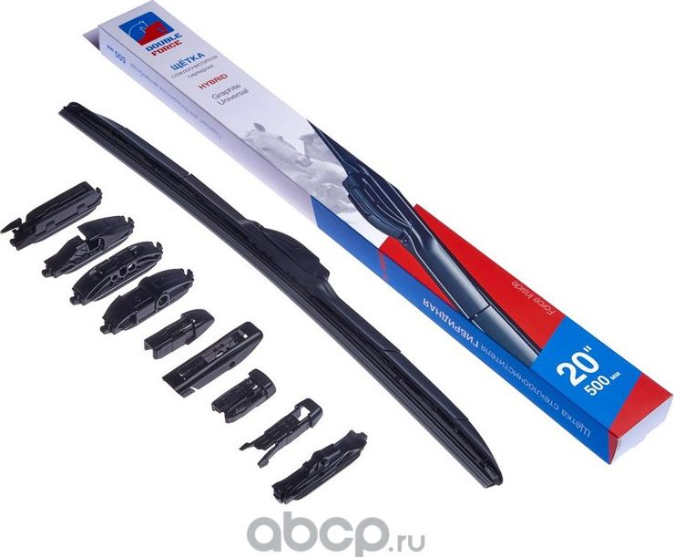 Щетка гибридная всесезонная DOUBLE FORCE DFHY20 (500мм) Double Force. Артикул DFHY20