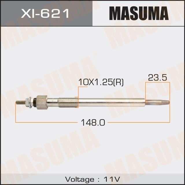 Свеча накаливания (накала) Masuma. Артикул XI-621