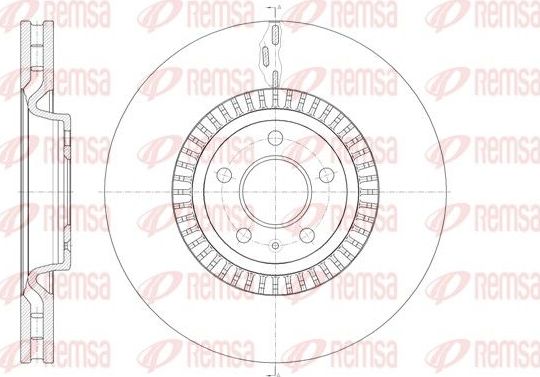 Тормозной диск Remsa. Артикул 61446.10