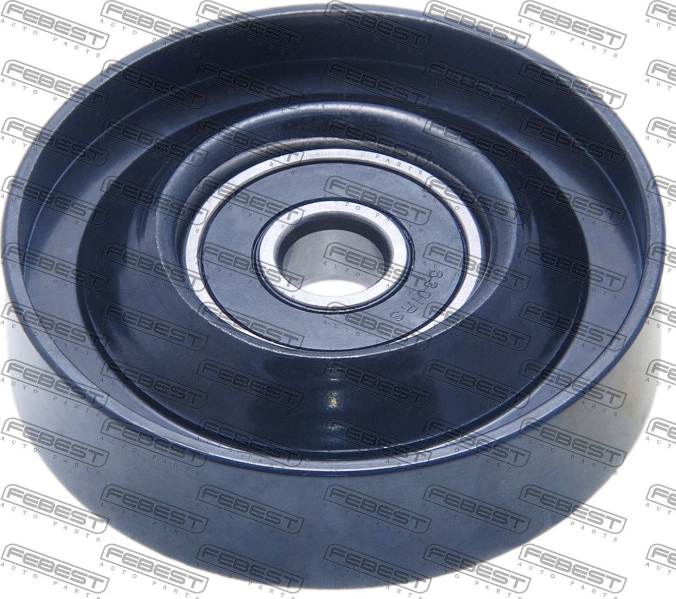 Натяжной ролик (натяжитель) приводного поликлинового ремня Febest. Артикул 1287-ACC