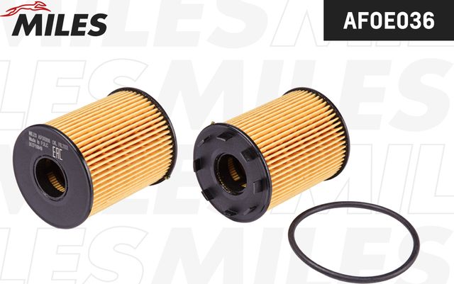 Масляный фильтр Miles для Fiat Doblo II 2010-2026. Артикул AFOE036
