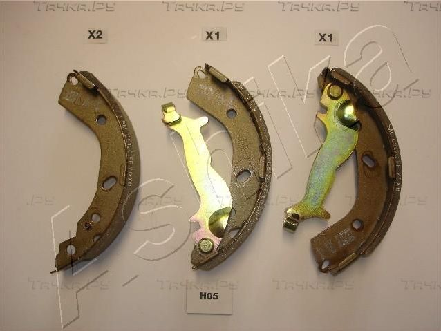Тормозные колодки ASHIKA задние для Hyundai Getz I 2002-2009. Артикул 55-H0-005
