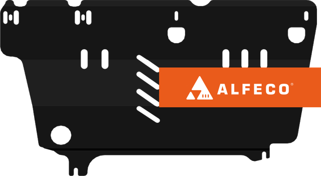 Защита Alfeco для картера и КПП Peugeot 207 2006-2013. Артикул ALF.17.03