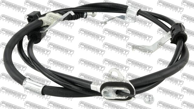 Трос ручника (тросик ручного тормоза) Febest. Артикул 01100-NRE180RH