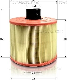 Воздушный фильтр  Tecneco Filters. Артикул AR18114