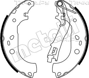Тормозные колодки Metelli задние для Fiat Qubo I 2008-2026. Артикул 53-0099