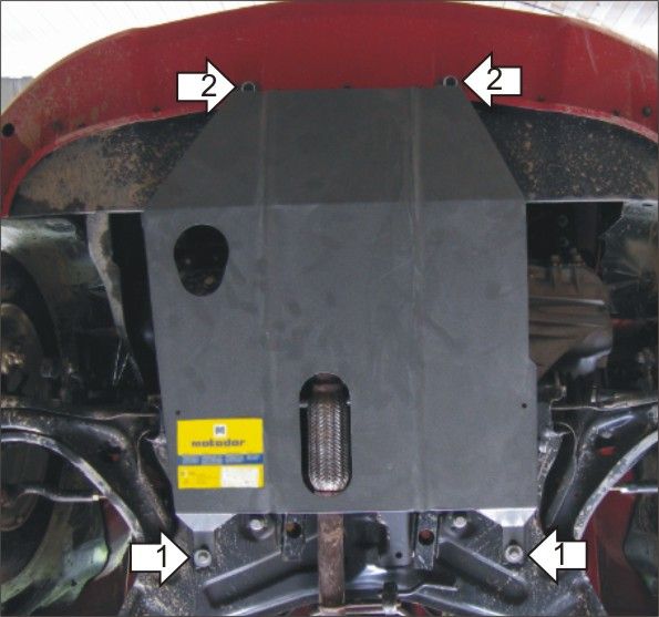 Защита Мотодор для картера, КПП Great Wall Peri 2008-2010. Артикул 03112