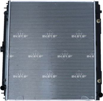 Радиатор охлаждения двигателя NRF (алюминий). Артикул 53179