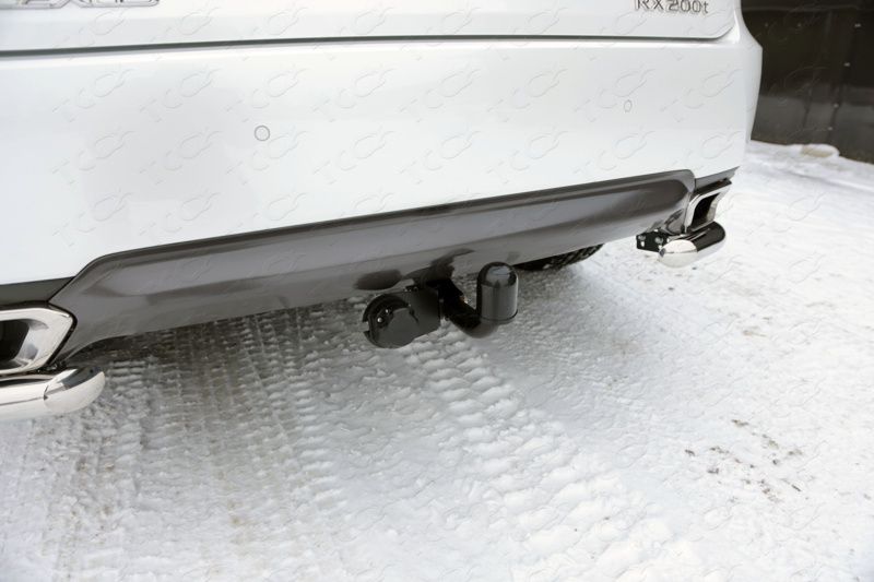 Фаркоп ТСС оцинкованный для Lexus RX200t Sport 2015-2022. Артикул TCU00067