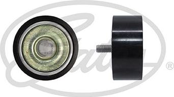 Направляющий (ведущий) ролик приводного поликлинового ремня Gates (Металл) для Ford Cargo 2015-2026. Артикул T36639