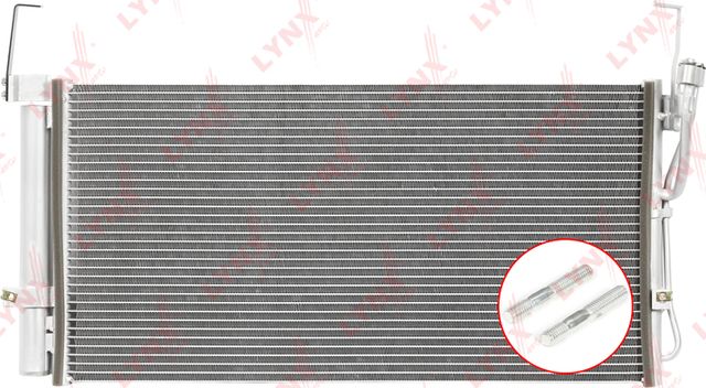 Радиатор кондиционера (конденсатор) LYNXauto. Артикул RC-0049