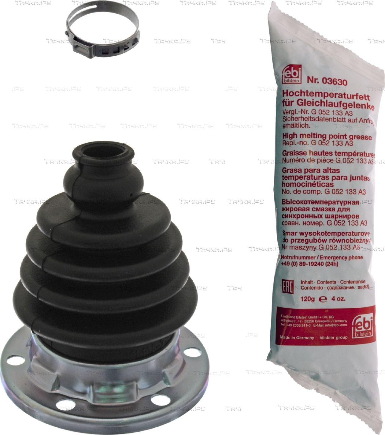 Пыльник ШРУСа внутренний Febi Bilstein передний левый для Volkswagen Golf IV 1997-2006. Артикул 38333