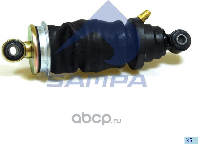 Амортизатор MAN F90,F2000 кабины задний (пневмо) SAMPA. Артикул 02022801