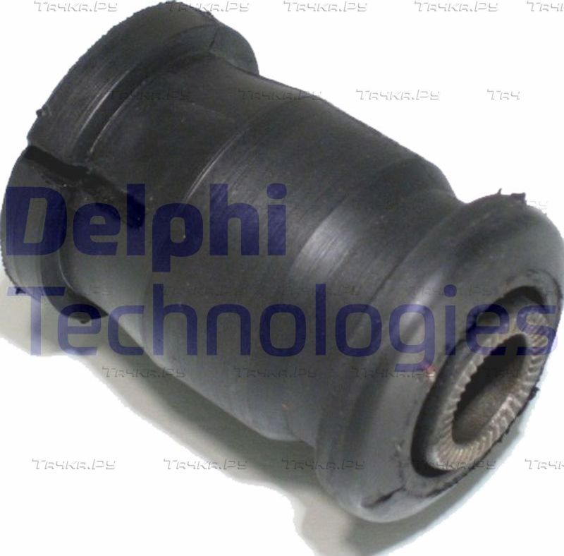 Сайлентблок переднего рычага подвески Delphi передний нижний для Toyota Corolla E120, E130 2001-2008. Артикул TD393W
