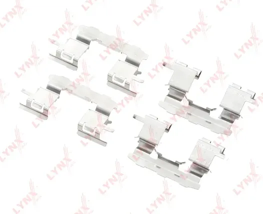 Ремкомплект для установки тормозных колодок дискового тормоза TOYOTA Yaris 99-05 / IQ 09-15 / MR2 II (Lynxauto). Артикул bc-8290