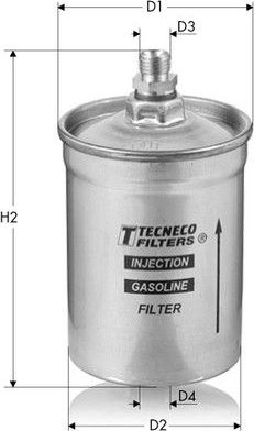 Топливный фильтр  Tecneco Filters для Mercedes-Benz 190 (W201) 1984-1993. Артикул IN91