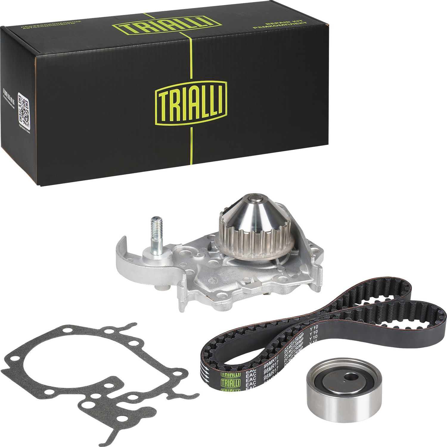 Помпа (водяной насос) с комплектом ремня ГРМ Trialli. Артикул GT 9901