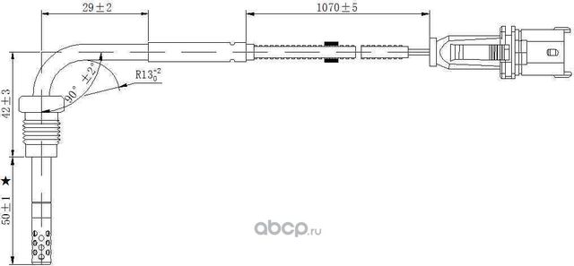 Датчик температуры выхлопных газов (Magtechnic). Артикул MAG0019OG