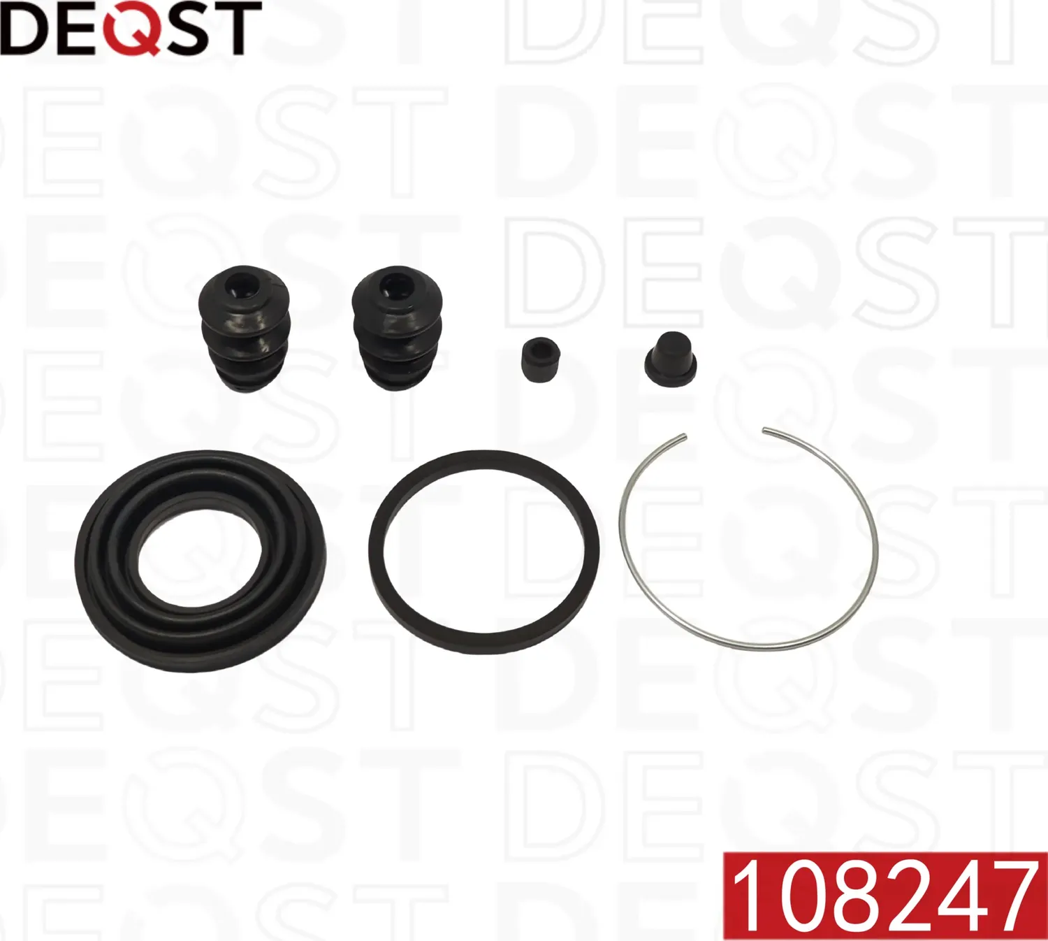 Ремкомплект тормозного суппорта заднего (для поршня O 38 mm, суппорт Akebono). M (Deqst). Артикул 108247