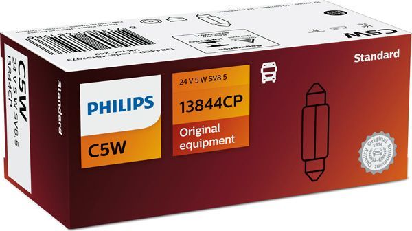 C5W 24V-5W (SV8,5) Philips. Артикул 13844CP