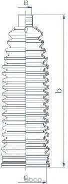 Пыльник рулевой рейки (GKN). Артикул 84208