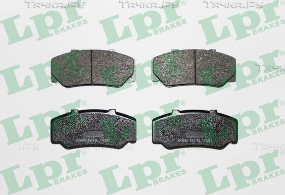 Тормозные колодки LPR передние для Volvo 780 1986-1987. Артикул 05P156