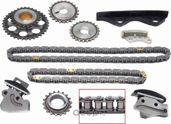 Комплект для замены цепи ГРМ NISSAN CG10CG12CG13 (SAT). Артикул TKNS203P