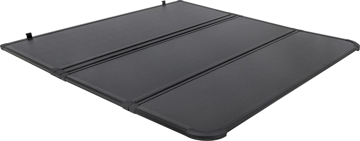 Крышка кузова РИФ трёхсекционная, 1540х1600/1560 мм, алюминиевая для Volkswagen Amarok I 2011-2026 Черная. Артикул ZT101B