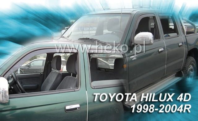 Дефлекторы Heko для окон Toyota Hilux VI 1998-2005. Артикул 29392