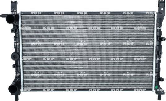 Радиатор охлаждения двигателя NRF (алюминий) для Fiat Uno I 1983-1996. Артикул 58732