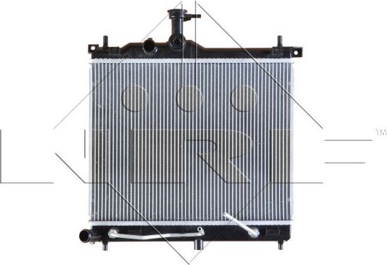 Радиатор охлаждения двигателя NRF (алюминий). Артикул 58425