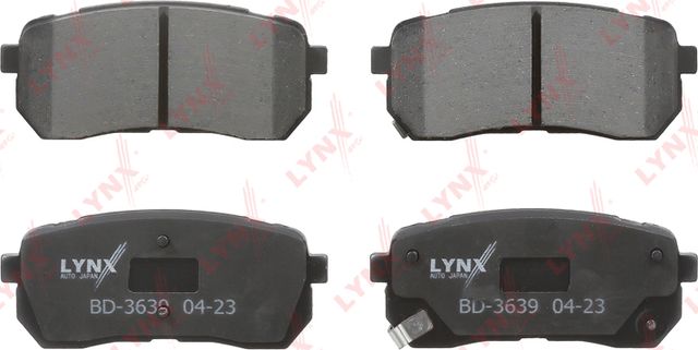 Тормозные колодки LYNXauto. Артикул BD-3639