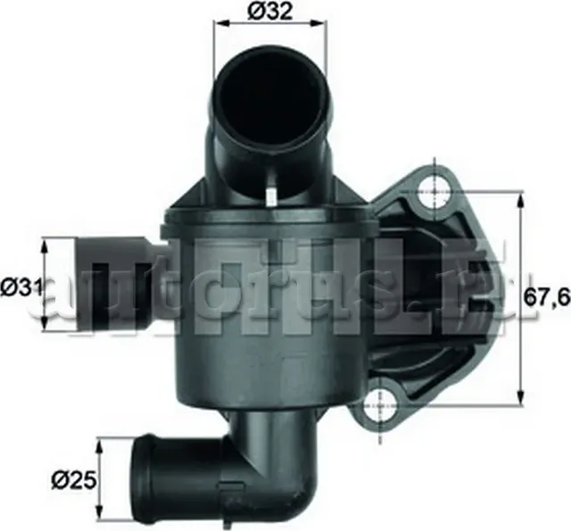 Термостат KNECHT/MAHLE TI 35 87 (Mahle/Knecht). Артикул TI 35 87