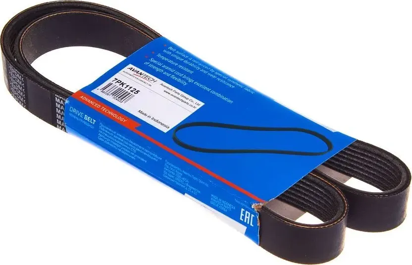 Ремень приводной (Avantech). Артикул 7PK1125