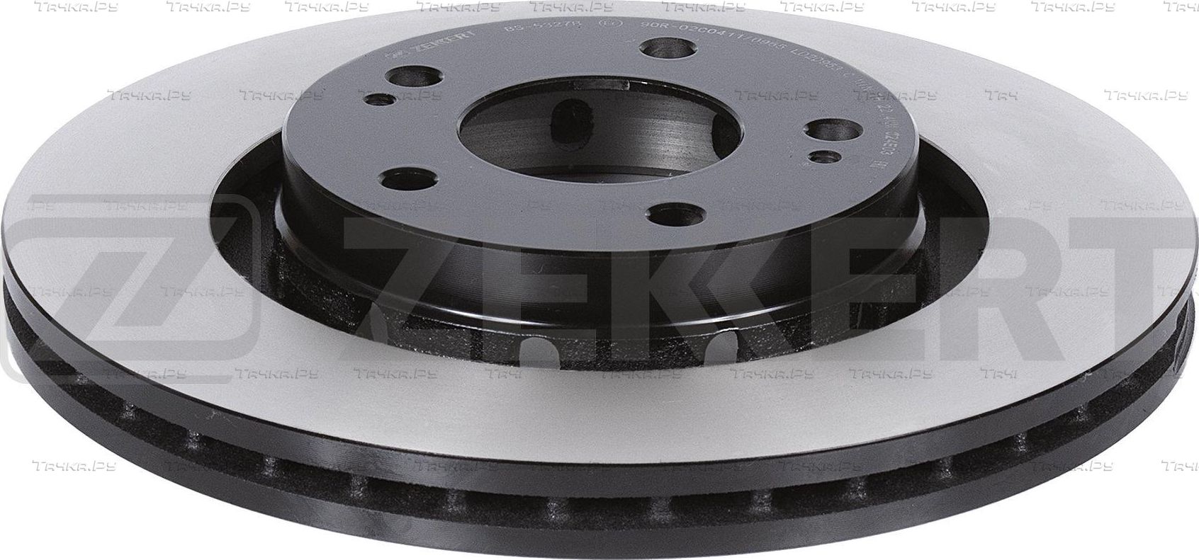 Тормозной диск Zekkert передний для Peugeot 4007 2007-2013. Артикул BS-5327B