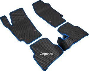 Коврики Rezkon EVA для салона Datsun mi-Do 2015-2020 Синий кант. Артикул 9025040103