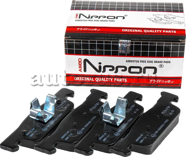 Колодки тормозные RENAULT Logan (14-),Sandero (14-) передние (4шт.) ALLIED NIPPO (Allied Nippon). Артикул ADB02144